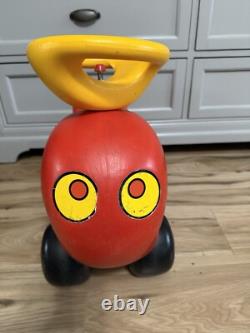 1970's Herbie Hauler Peanut AMF INCORPORATED Red Plastic Riding Toy Scooter Rare