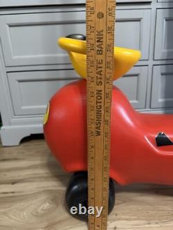1970's Herbie Hauler Peanut AMF INCORPORATED Red Plastic Riding Toy Scooter Rare