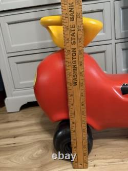 1970's Herbie Hauler Peanut AMF INCORPORATED Red Plastic Riding Toy Scooter Rare
