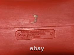 1970's Herbie Hauler Peanut AMF INCORPORATED Red Plastic Riding Toy Scooter Rare