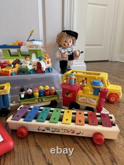 1970s & 1980s Vintage Toys by Fisher Price, Illco, Lite'n Learn, Playmates, etc