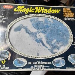 1973 Vintage WHAM-O Magic Window Sand art toy w Stand and Box factory sealed