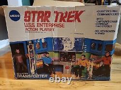 1974 Star Trek U. S. S. Enterprise Action Playset, With 4 Action Figures