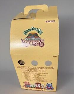 1983 1984 Vintage Cabbage Patch Koosas 4600 in Box Kids Doll toy 80's Children