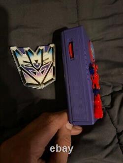 1984 Official TRANSFORMERS-DECEPTICON RADIO Vintage Rare HTF