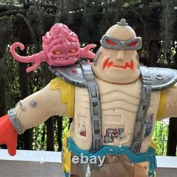 1991 Playmates Ninja Turtle TMNT Krang Android Body Action Figure Toy +Brain 11