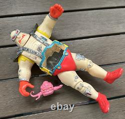 1991 Playmates Ninja Turtle TMNT Krang Android Body Action Figure Toy +Brain 11