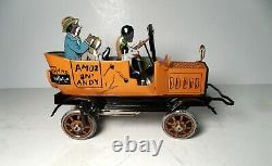 1993 MTH Tin Litho Windup Amos'N' Andy Fresh Air Taxi Marx