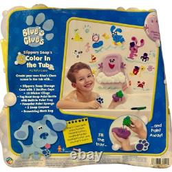 1999 Extremely Rare Vintage Blues Clues Slippery Soap's Color In The Tub Case