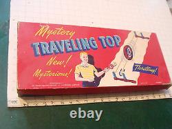 1st version toy PRE- WHEE-LO, WOODEN Mystery Traveling TOP PORTER CHEM clean
