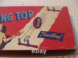 1st version toy PRE- WHEE-LO, WOODEN Mystery Traveling TOP PORTER CHEM clean