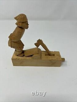 (20) Vintage Hand-Carved Wooden Mechanical Toys Moveable Toys Russian Folk Art