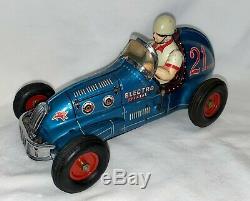 #21 Battery Operated Yonezawa Electro Special Midget Racer Blue Version