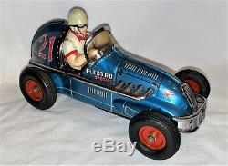 #21 Battery Operated Yonezawa Electro Special Midget Racer Blue Version