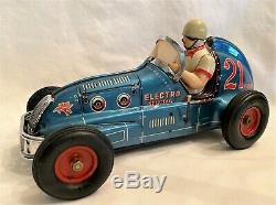 #21 Battery Operated Yonezawa Electro Special Midget Racer Blue Version