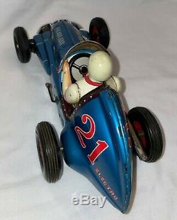 #21 Battery Operated Yonezawa Electro Special Midget Racer Blue Version