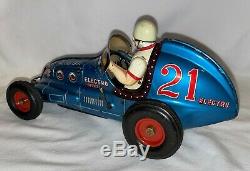 #21 Battery Operated Yonezawa Electro Special Midget Racer Blue Version