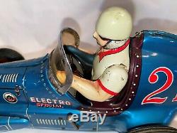 #21 Battery Operated Yonezawa Electro Special Midget Racer Blue Version