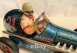#21 Battery Operated Yonezawa Electro Special Midget Racer Blue Version