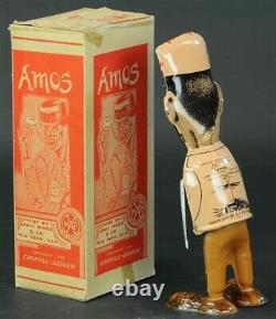 (2) Vintage 1920s Marx Amos N Andy Wind Up Toys with ORIGINAL BOXES PRISTINE