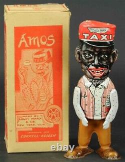 (2) Vintage 1920s Marx Amos N Andy Wind Up Toys with ORIGINAL BOXES PRISTINE