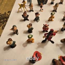 30 vintage Toys Disneykins characters