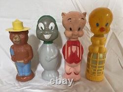 31 1960's SOAKY Character Bottles WHOLESALE PRICED All Or None