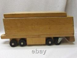 3 Large Wood COMMUNITY PLAYTHINGS, 1950's Train Cars Vintage
