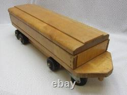 3 Large Wood COMMUNITY PLAYTHINGS, 1950's Train Cars Vintage