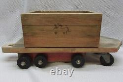 3 Large Wood COMMUNITY PLAYTHINGS, 1950's Train Cars Vintage