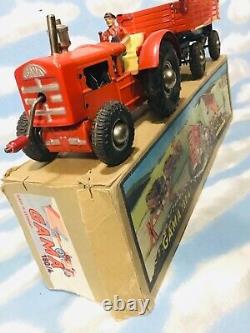 40's 50's TRACTOR n TRAILER Original Box / paint GAMA WINDUP DRGM