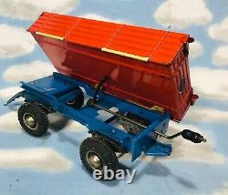 40's 50's TRACTOR n TRAILER Original Box / paint GAMA WINDUP DRGM