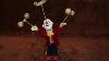 50s Alps Juggling Circus Clown Vintage Wind Up Tin Toy Japan