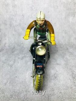 50s Arnold Mac 700 Vintage Tin Motorcycle Wind Up Toy Germany