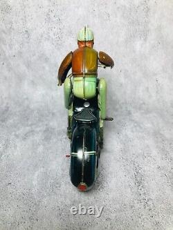 50s Arnold Mac 700 Vintage Tin Motorcycle Wind Up Toy Germany