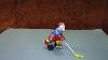 50s Tps Big League Hockey Player Vintage Tin Wind Up Toy