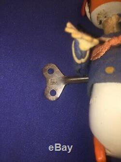 50s Vintage Schuco Donald Duck Wind Up Toy in Working Order