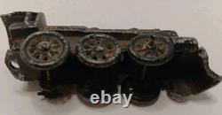 5 VTG Metal Toys 2 Cars, 1 Red/Yellow Truck, 1 Train, 1 Soldier SEE PICS+DESCRIPT
