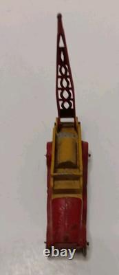 5 VTG Metal Toys 2 Cars, 1 Red/Yellow Truck, 1 Train, 1 Soldier SEE PICS+DESCRIPT