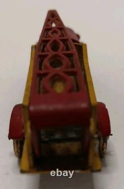 5 VTG Metal Toys 2 Cars, 1 Red/Yellow Truck, 1 Train, 1 Soldier SEE PICS+DESCRIPT