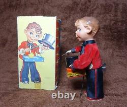 60s Magician Boy Vintage Tin Wind Up Toy West Germany