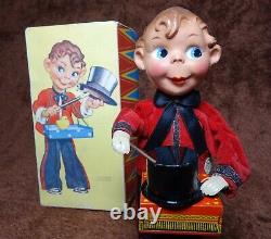 60s Magician Boy Vintage Tin Wind Up Toy West Germany