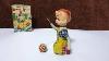 60s Tps Bouncing Ball Dolly Vintage Tin Wind Up Toy