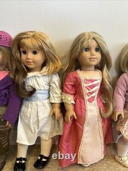 6 VINTAGE AMERICAN GIRL DOLLS! Early 2000s Classics, Used/Loved, SOLD AS IS