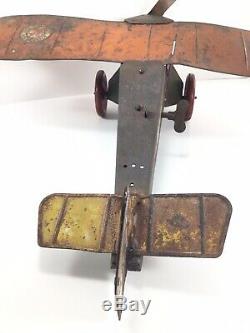 AMERICAN FLYER CW555 Wind Up Airplane 1929 SPIRT OF COLUMBIA AF LINES MONOPLANE