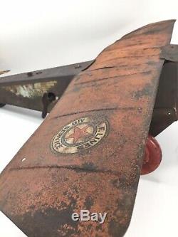AMERICAN FLYER CW555 Wind Up Airplane 1929 SPIRT OF COLUMBIA AF LINES MONOPLANE