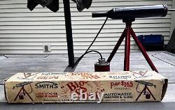ANTIQUE 1930's SMITHS BIG SHOT AUTOMATIC MACHINE GUN-RESTORED/WORKING with O. BOX