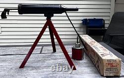 ANTIQUE 1930's SMITHS BIG SHOT AUTOMATIC MACHINE GUN-RESTORED/WORKING with O. BOX