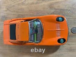 ASAKUSA Japanese Battery Powered 1967 LAMBORGHINI MIURA Vintage Toy Working