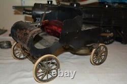 Acme 1901 Oldsmobile Tin Toy Wind Up Horseless Carriage Original Paint
